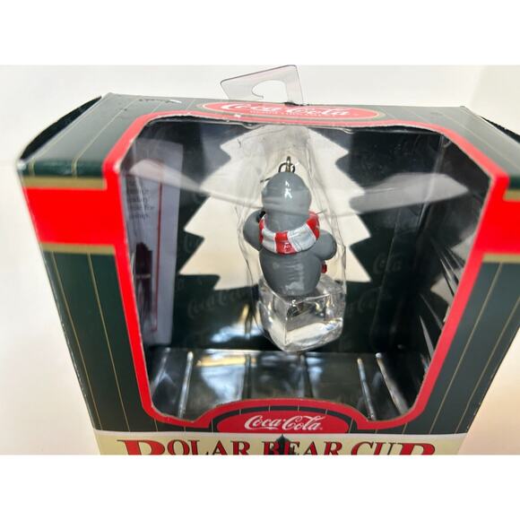 1997-1998 Coca-Cola Polar Bear Cub Collection Ornaments Lot of 4 - Picture 7 of 7